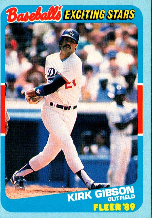 1989 Fleer Exciting Stars Kirk Gibson #14