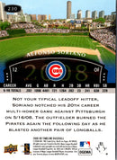 2008 Upper Deck Timeline Alfonso Soriano