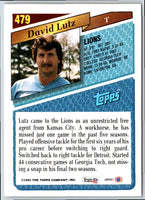 1993 Topps Dave Lutz #479