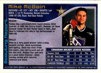1997 Bowman CHL Mike McBain #103