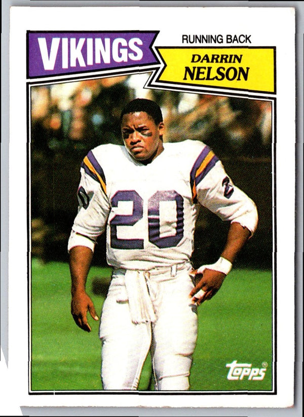 1987 Topps Stickers Darrin Nelson/Donnie Shell #130 / 279