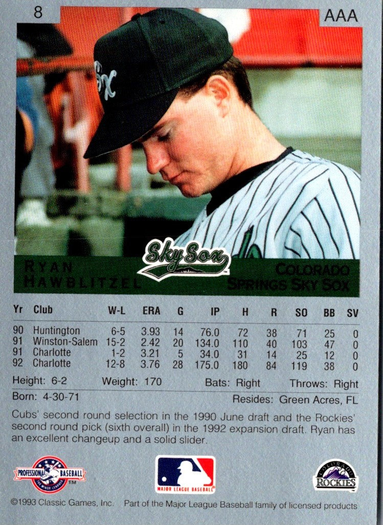1993 Classic Best Ryan Hawblitzel