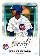 2011 Bowman Prospects Evan Crawford