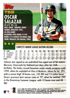 2000 Topps Chrome Traded & Rookies Oscar Salazar #T52 Rookie