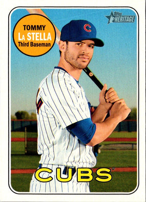 2018 Topps Heritage Tommy La Stella #546