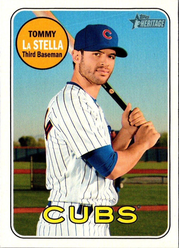 2018 Topps Heritage Tommy La Stella