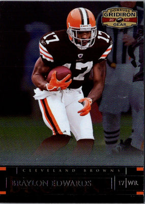 2007 Donruss Gridiron Gear Braylon Edwards #71