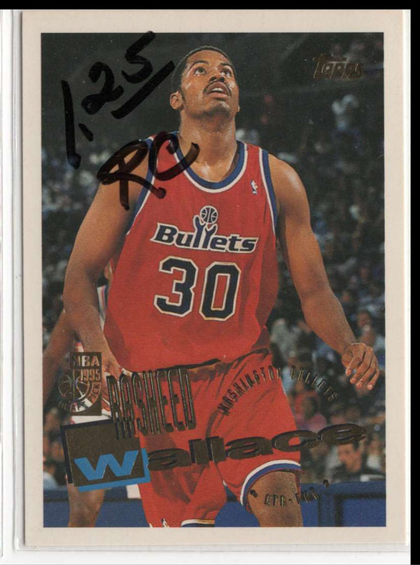 1996 Topps Rasheed Wallace #31