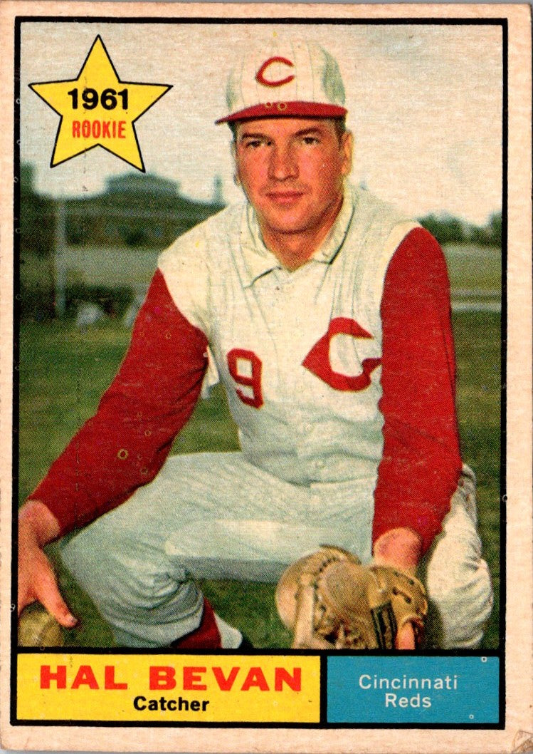 1961 Topps Hal Bevan