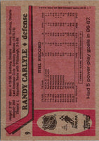 1987 Topps Randy Carlyle #9