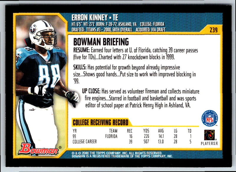 2000 Bowman Erron Kinney