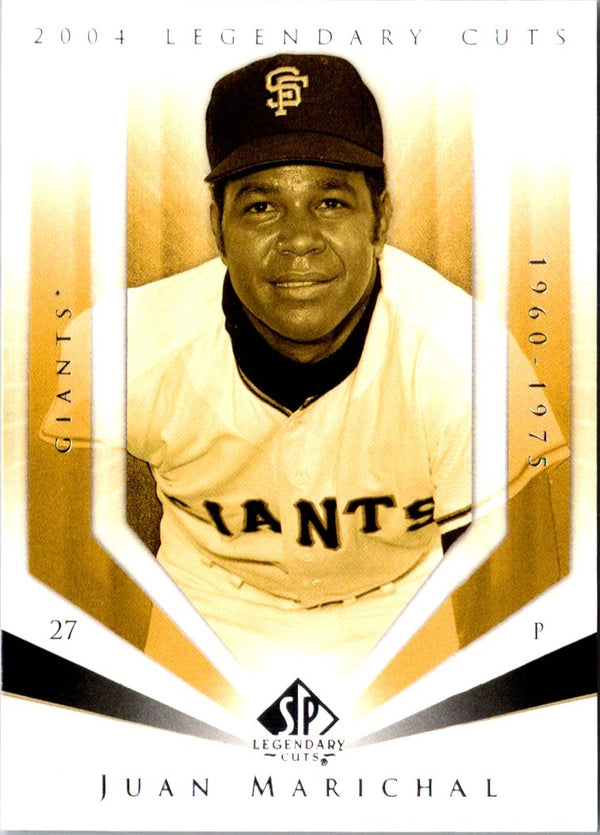 2004 SP Legendary Cuts Juan Marichal #64