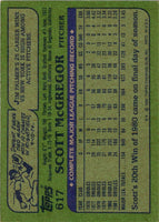 1982 Topps Scott McGregor #555