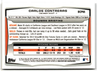2014 Bowman Chrome Prospects Carlos Contreras #BCP65