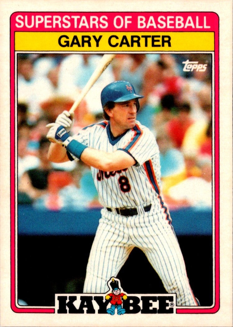 1989 Topps Kay-Bee Superstars of Baseball Gary Carter