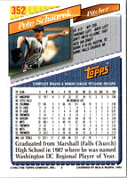 1993 Topps Pete Schourek #352