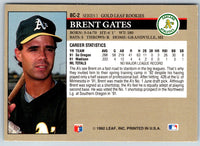 1992 Leaf Gold Rookies Brent Gates #BC-2