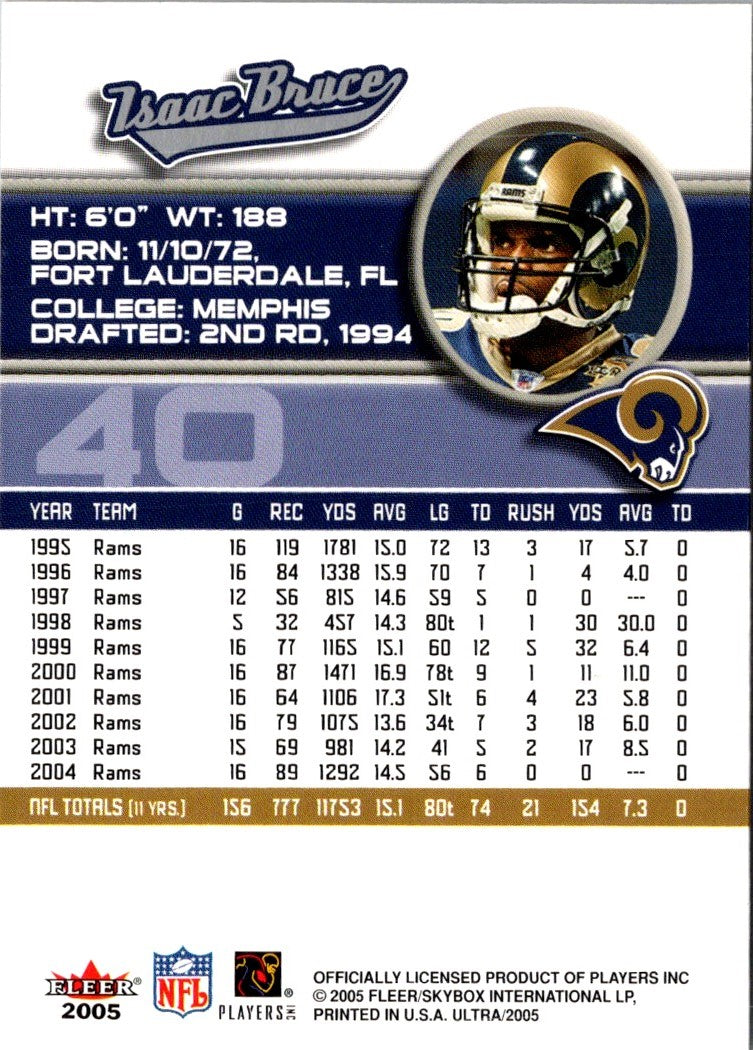 2005 Ultra Isaac Bruce