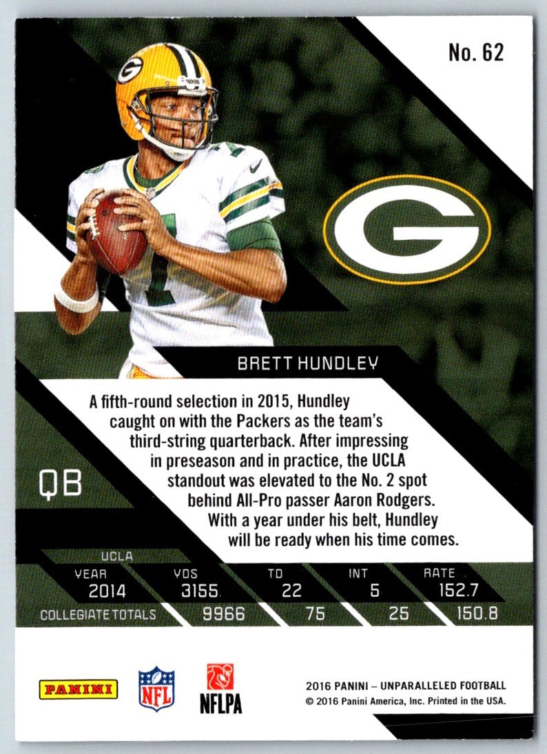 2016 Panini Brett Hundley #