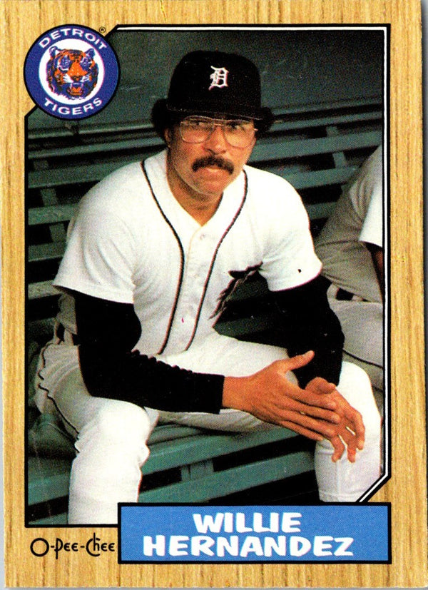 1987 O-Pee-Chee Willie Hernandez #339