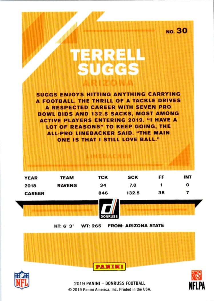 2019 Donruss Terrell Suggs