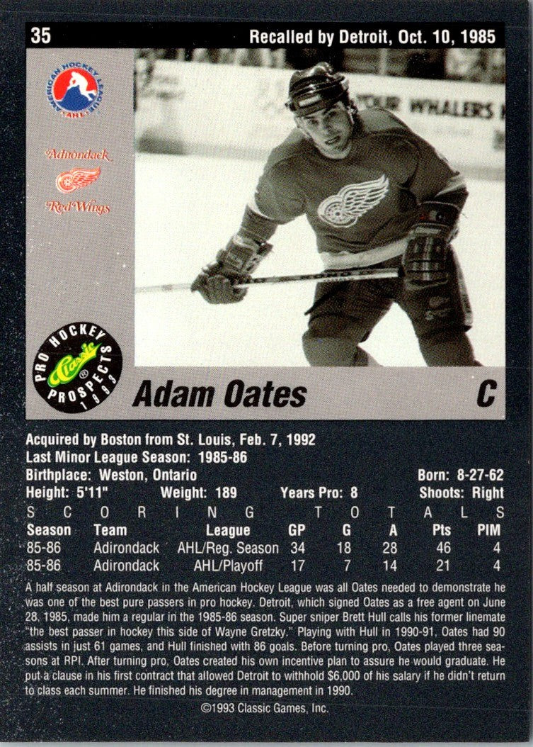 1993 Classic Pro Prospects Adam Oates