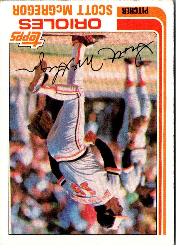 1982 Topps Scott McGregor #555