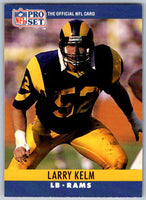 1990 Pro Set Larry Kelm #169 Rookie