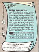 1989 Pacific Legends II Ewell Blackwell