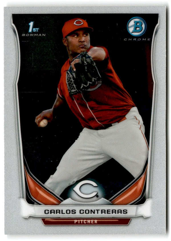 2014 Bowman Chrome Prospects Carlos Contreras #BCP65