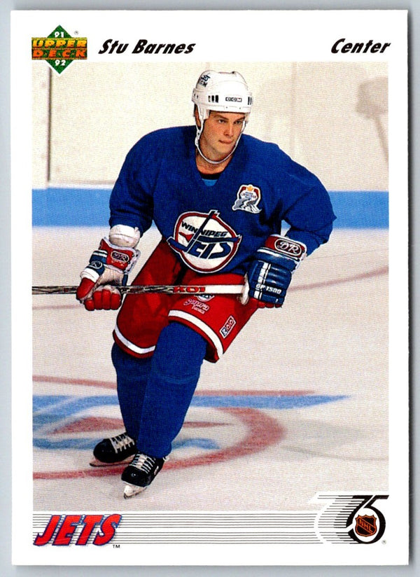 1991 Upper Deck French Stu Barnes #53A