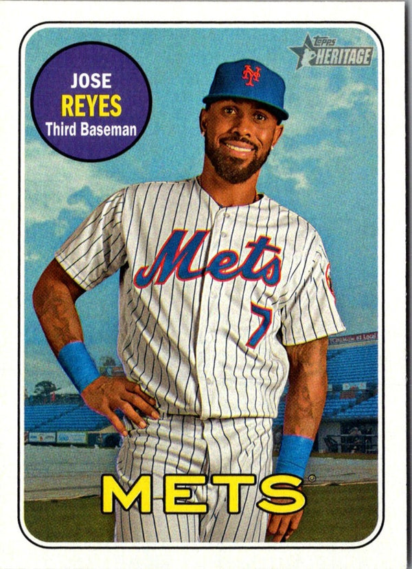 2018 Topps Heritage Jose Reyes #246