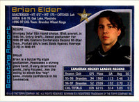 1997 Bowman CHL Brian Elder #102