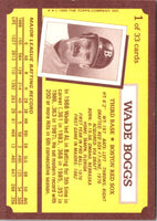 1989 Topps Kay-Bee Superstars of Baseball Wade Boggs #1