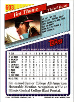 1993 Topps Jim Thome #603