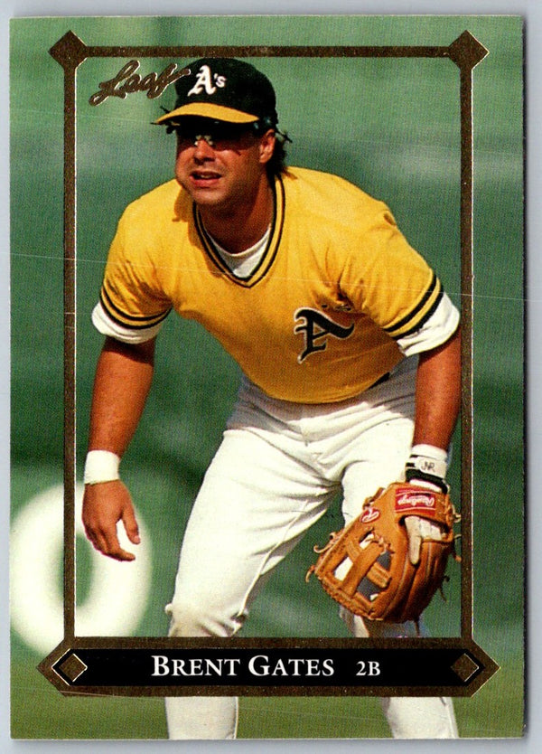 1992 Leaf Gold Rookies Brent Gates #BC-2
