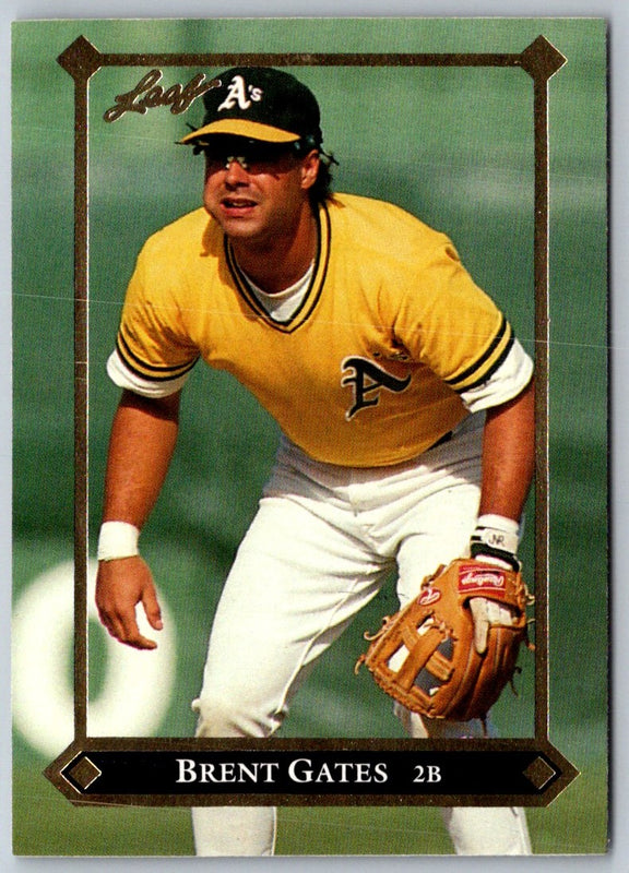 1992 Leaf Gold Rookies Brent Gates #BC-2
