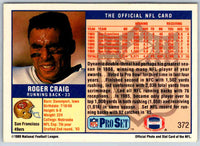 1989 NFL Proset Roger Craig #372