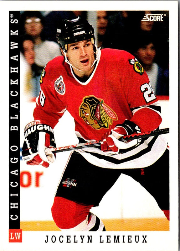 1993 Score Jocelyn Lemieux #420