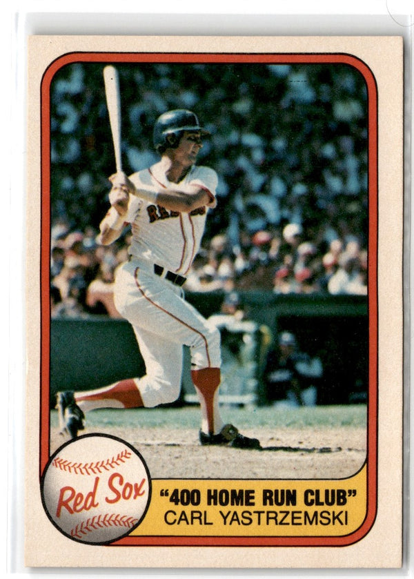 1981 Fleer Carl Yastrzemski #638