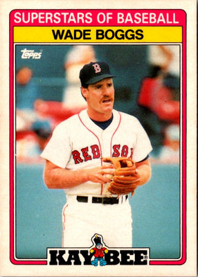 1989 Topps Kay-Bee Superstars of Baseball Wade Boggs #1