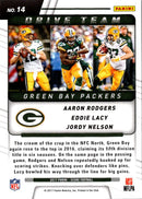 2017 Score Drive Team Jordy Nelson/Aaron Rodgers/Eddie Lacy