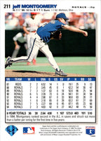1994 Collector's Choice Jeff Montgomery #210 Silver Signature