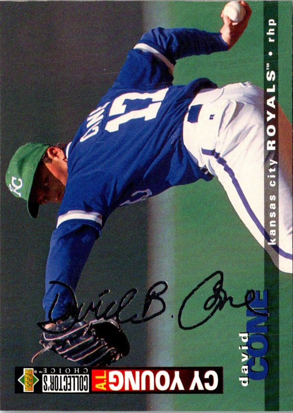 1995 Collector's Choice David Cone #66 Silver