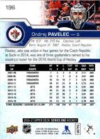 2016 Upper Deck Ondrej Pavelec #196