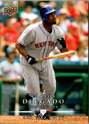 2008 Upper Deck First Edition Carlos Delgado #132