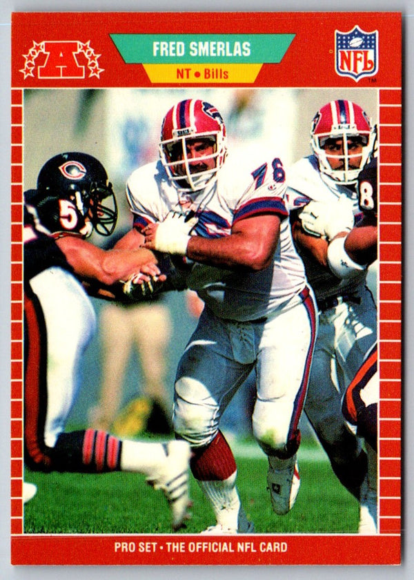 1989 Pro Set Fred Smerlas #27
