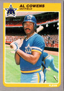 1985 Fleer Al Cowens