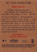 2006 Bowman Heritage Bill Hall