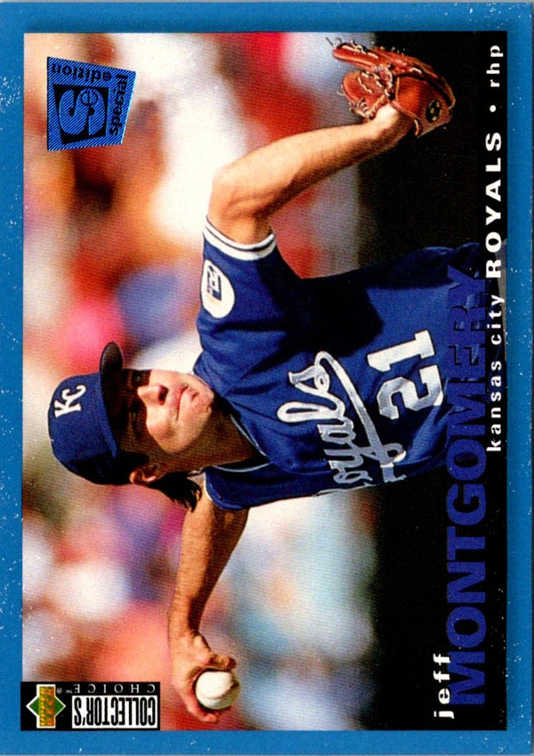 1994 Collector's Choice Jeff Montgomery #210 Silver Signature